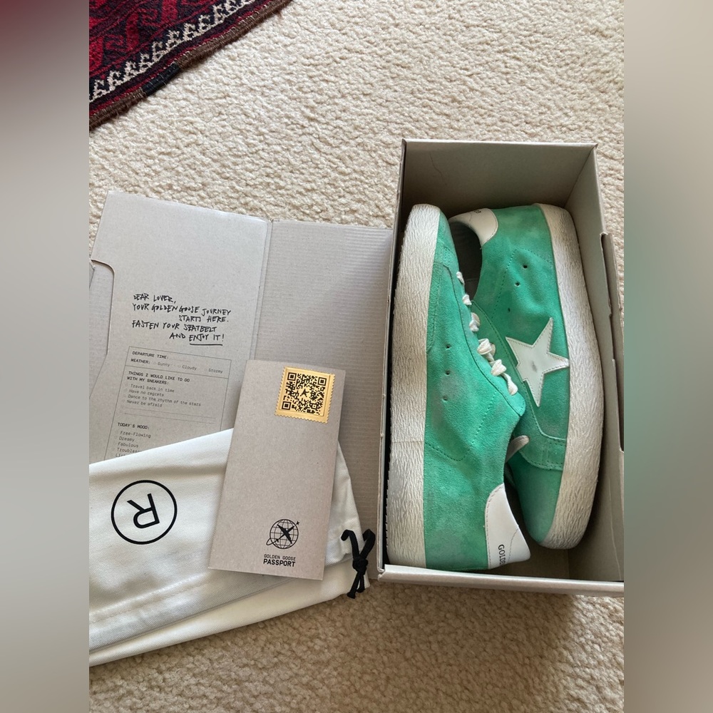 SOLD Golden Goose SuperStar sold out Tiffany sneakers sz 39